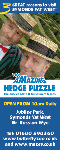 Amazing Hedge Puzzle and golf and butterfly zoo