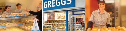 Refreshing food available at Greggs in Gloucester.