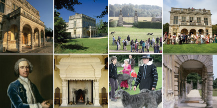 Lodge Park has been restored by the National Trust to how it used to be in bygone years - a hunting lodge for the aristocracy (who gambled!).