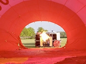 Inflating the balloon