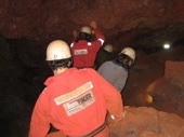 Caving at Clearwell Caves
