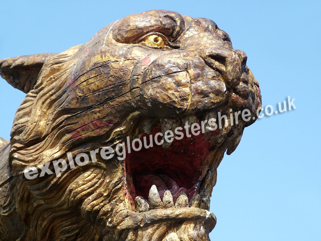 The figurehead used in the film 'Golden Age'