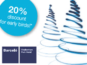 Early Bird Offer. 20% off your Christmas party with Barcelo Cheltenham Park Hotel