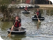 Coracle fun at WWT Slimbridge