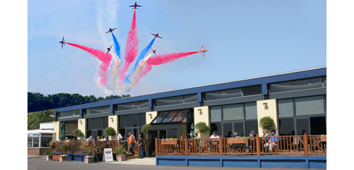 Watch stunning air displays at AV8 Restaurant