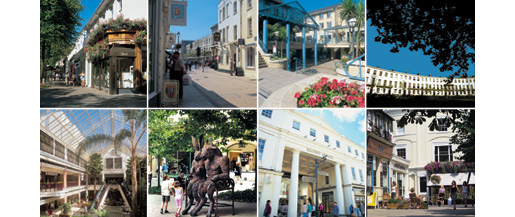 Shopping in Cheltenham Spa is a pleasurable experience.