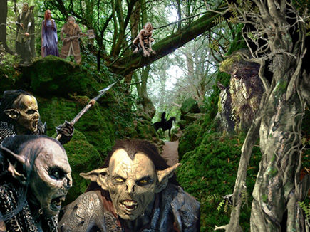 Did JRR Tolkein get his inspiration from Puzzlewood for the book 'Lord of the Rings'?