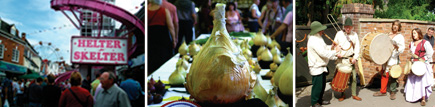 Newent Onion Fayre is a great day out for all the family.