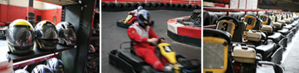 Indoor fun at JDR Karting in Gloucester