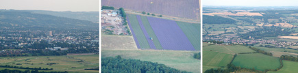 Wonderful views when hot air ballooning in the Cotswolds