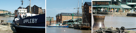 Gloucester Docks is steeped in history.