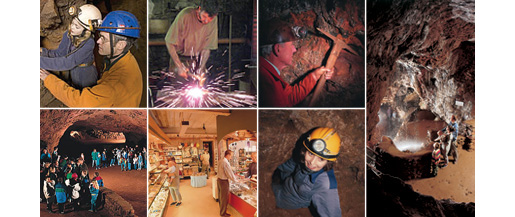 Go and explore the caverns at Clearlwell Caves in the Royal Forest of Dean