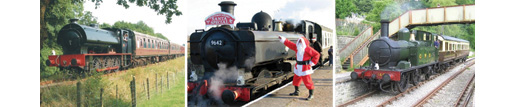 Santa's Specials and lots of other events can be enjoyed on the Dean Forest Railway