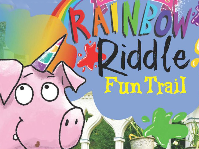 Unipiggle Rainbow Riddle Trail at Painswick Rococo Garden