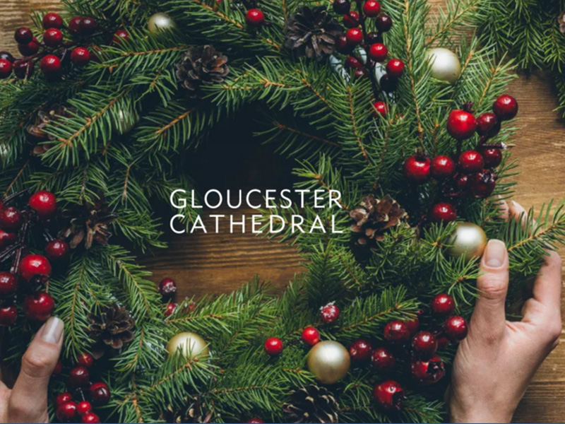 Christmas Wreath Making at Gloucester Cathedral