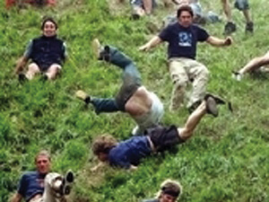 Cheese Rolling at Coopers Hill
