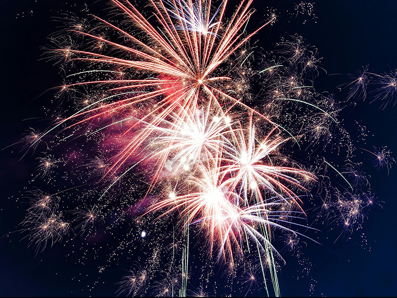 Firework Display in Bisley