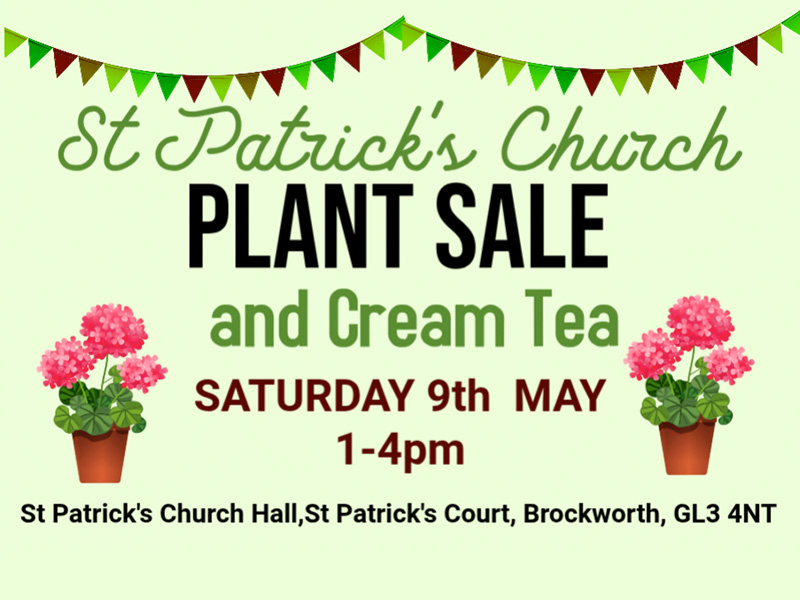 St Patrick's Plant Sale and Cream Tea