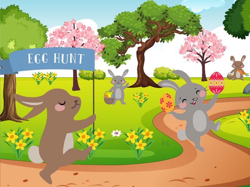 The Big Batsford Bunny Hunt! at Batsford Arboretum