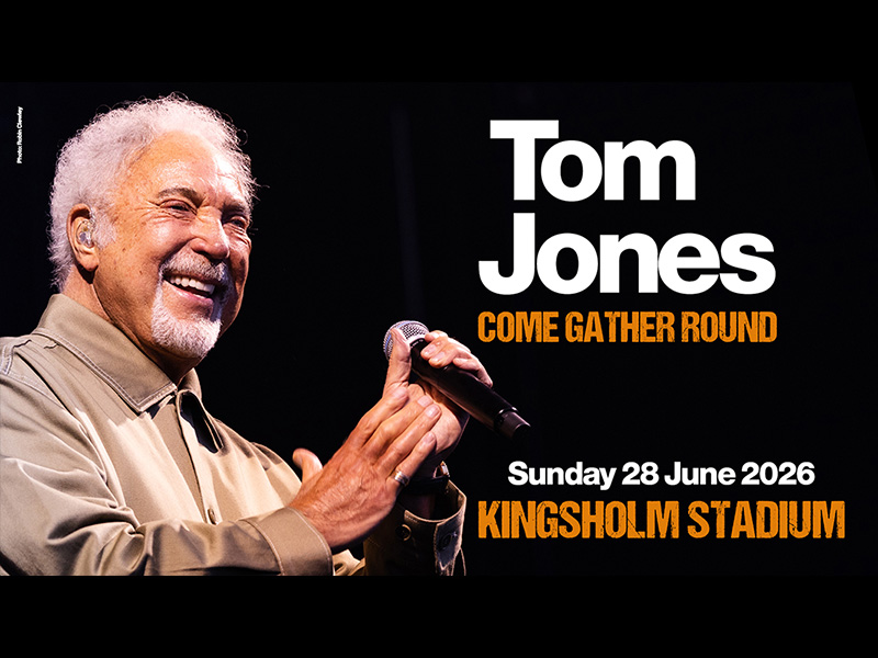 Tom Jones at Kingsholm Stadium, Gloucester