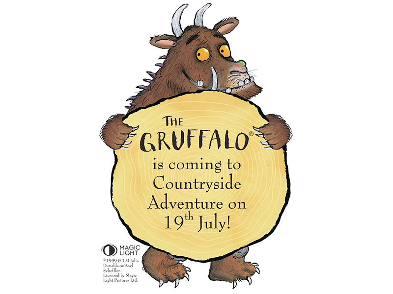 The Gruffalo at Over Countryside Adventure