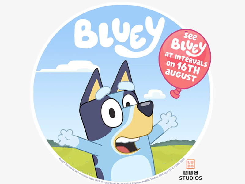 Bluey at Over Countryside Adventure