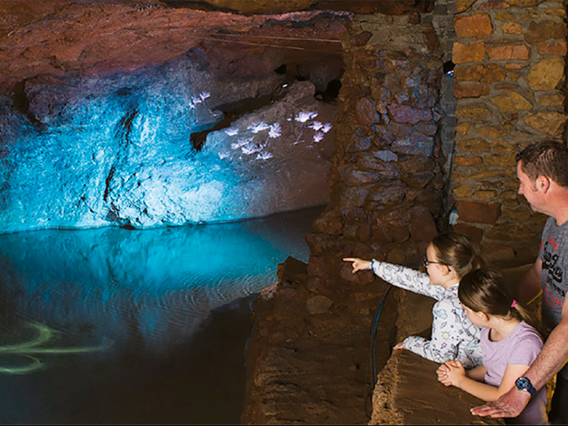 August at Clearwell Caves Forest of Dean