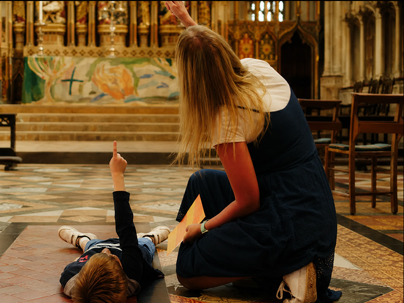 The Ready-Set-Sing Family Trail at Gloucester Cathedral