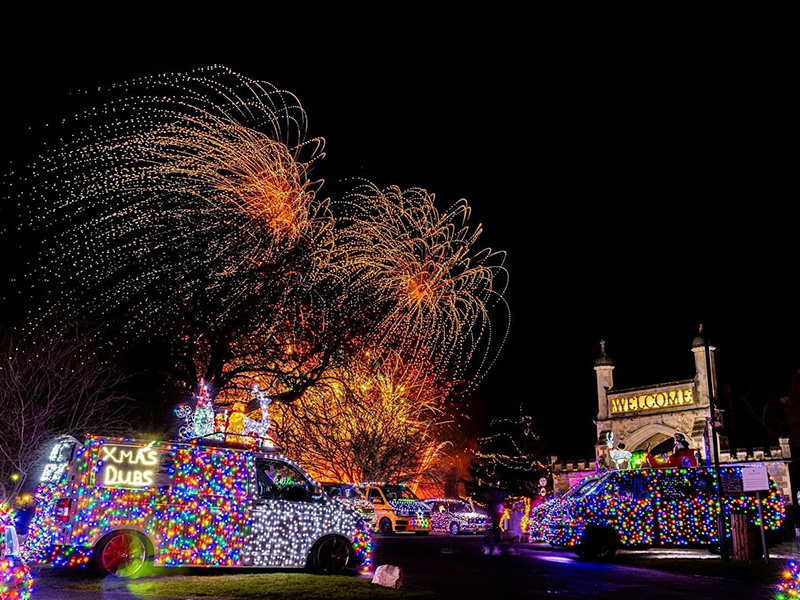 Christmas Firework Display at Hatherlay Manor