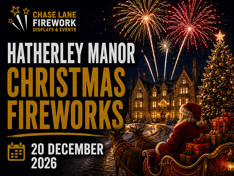 Christmas Firework Display at Hatherlay Manor