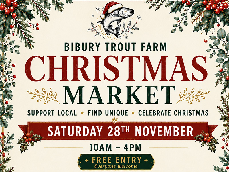 Christmas Market at Bibury Trout Farm