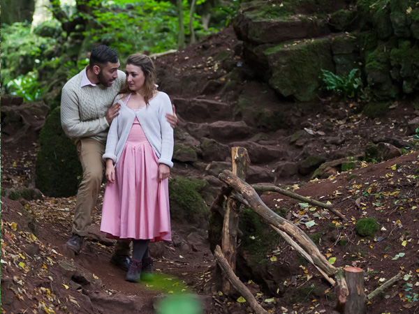 Outdoor theatre in the Forest of Dean, Gloucestershire Puzzlewood