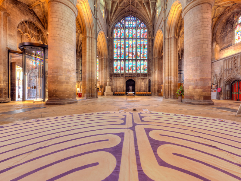 The Labyrinth at Gloucester Cathedral