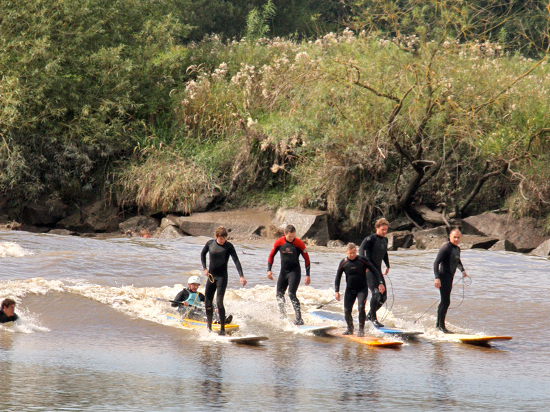 The Severn Bore in Gloucestershire