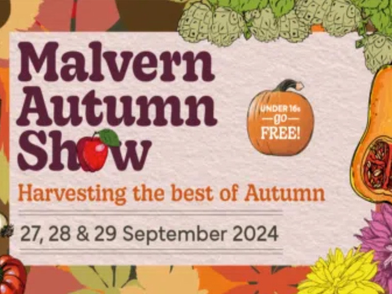 Whats on in Gloucestershire Malvern Autumn Show 2024. What's on and