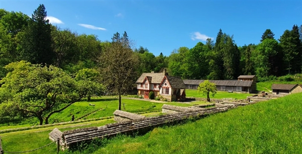 Chedworth Roman Villa situated near Cirencester in the Cotswolds