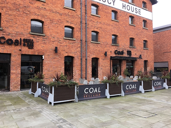 Coal Grill & Bar at Gloucester Quays in the historic Gloucester Docks