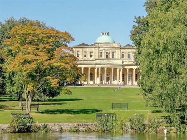 Regency Lodge is located close by to the the historic Pittville Pump Room (above)