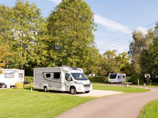 Moreton-in-Marsh Caravan Club Site in the Cotswolds