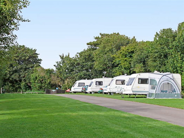 Bourton-on-the-Water Caravan Club Site in the Cotswolds