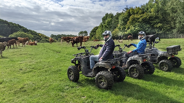 QuadQuest electric quad biking in the Cotswolds is located near Bourton-on-the-Water