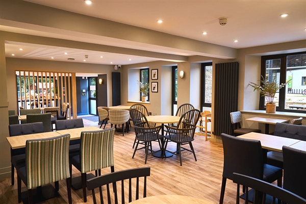 The Wild Boar Café – a cosy, dog-friendly coffee spot for guests and walkers alike.