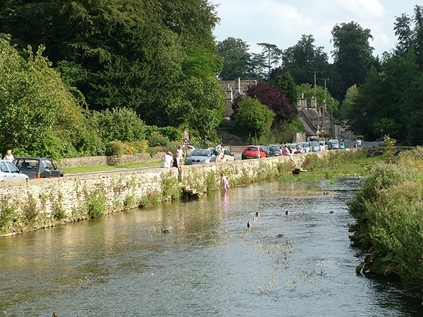 Bibury village in the Cotswolds