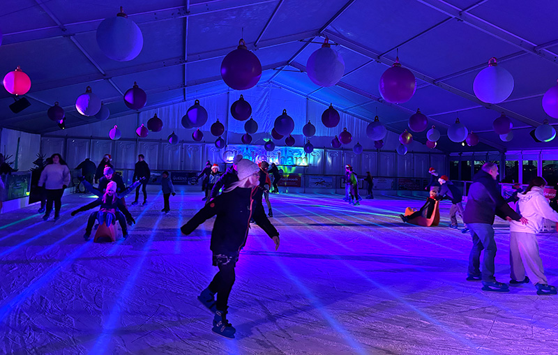 Visitors enjoying themselves at Cheltenham Ice Rink