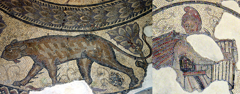 Orpheus mosaic at Corinium Museum