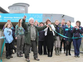 Birdwatching legend Bill Oddie opens new WWT Slimbridge foyer