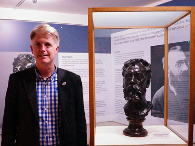 Rodin Bust at Gloucester Ciy Museum