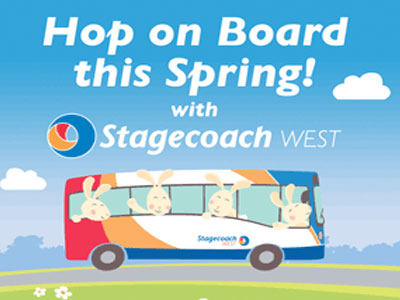Easter on Stagecoach West buses
