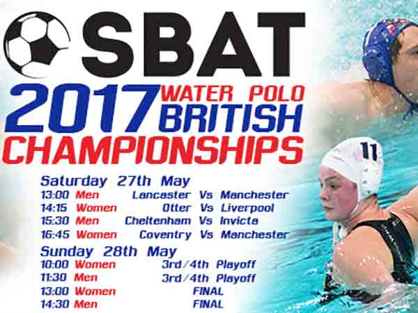 The 2017 SBAT British Water Polo Championships at Sandford Parks Lido
