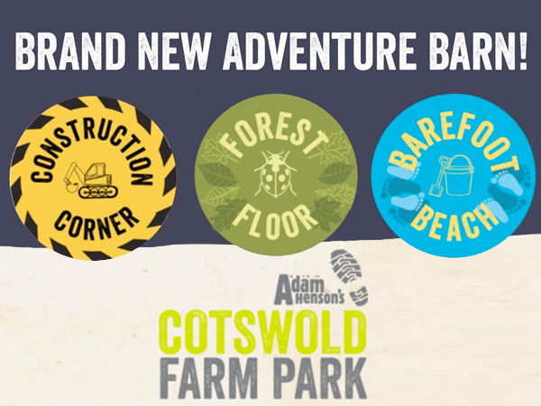 New indoor play barn now open at Cotswold Farm Park